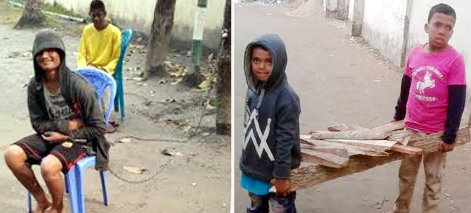 নগরীর পুনর্বাসন কেন্দ্রে শিশুদের শিকলে বেঁধে নির্যাতন