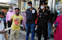 বরিশালে মাস্ক না পরায় ১১ পথচারীকে জরিমানা