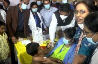 বরিশালে শিশুদের হাম-রুবেলা টিকার কার্যক্রম উদ্বোধন