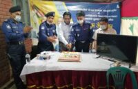 বরিশাল সদর নৌ থানা পুলিশের ঐতিহাসিক ৭ই মার্চ পালন
