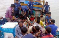 কলাপাড়ায় ৭ টি ট্রলার ও ৩ লক্ষ মিটার জালসহ ৩৪ জেলে আটক