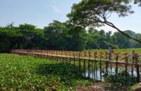 রাঙ্গাবালীতে খালে ২৮০ ফুট দৈর্ঘ্যের সেতু, খুশি দু’পাড়ের বাসিন্দারা