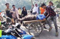বরিশালগামী বাসচাপায় মোটরসাইকেল আরোহী নিহত