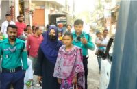 বরিশালে স্বামী-স্ত্রীর নির্যাতনের শিকার গৃহপরিচারিকা পুলিশ হেফাজতে