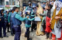 বরিশালে পুলিশি বাধায় বিএনপির মানবাধিকার দিবসের কর্মসূচি পণ্ড