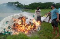 বরিশালে দেড় কোটি টাকা মূল্যের কারেন্ট জাল জব্দ