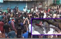 বরিশালে ছাত্রলীগ কর্মীকে অস্ত্রসহ আটক করলো শিক্ষার্থীরা