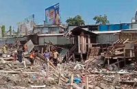 বরিশালে অবৈধ স্থাপনা উচ্ছেদের দুই ঘণ্টার ব্যবধানে ফের দখল