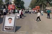 বরিশালে সেনাবাহিনীর গা‌ড়িচাপায় স্কুলছাত্র নিহতের প্রতিবা‌দে মহাসড়ক অব‌রোধ