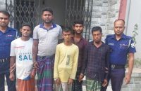 নীলকমল নৌ পুলিশের অভয়াশ্রম অভিযানে আটক-৫