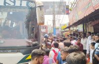 ফিরতি পথে দক্ষিণাঞ্চলের সড়কে সীমাহীন দুর্ভোগ