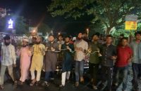 আড়াই ঘণ্টা অবরোধ ছিল বরিশাল-কুয়াকাটা মহাসড়ক