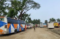 ভোলায় ৩৫ ঘণ্টা পর ধর্মঘট প্রত্যাহার, বাস চলাচল শুরু
