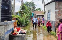 বছরে ১০ মাস ডুবে থাকে সড়ক, অন্য এলাকায় ভাড়া থাকেন স্থানীয়রা