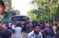 পিরোজপুরে বৌভাতের অনুষ্ঠান শেষে ফেরার পথে বাস-ইজিবাইকের সংঘর্ষে নিহত ১