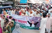 পটুয়াখালীতে ১৪৪ ধারা জারির মধ্যেই বিএনপির বিক্ষোভ