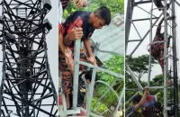 পটুয়াখালীতে নিখোঁজ কিশোরীকে মোবাইল টাওয়ারের চূড়া থেকে উদ্ধার