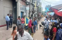 বরিশালে অবৈধভাবে এমইপি’র দখলে চলাচলের রাস্তা