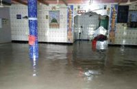 জোয়ারের পানির স্রোতে ভোলায় বেড়িবাঁধে ভাঙন