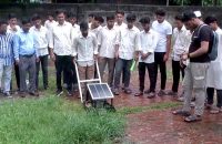 সোলারে চলা ঘাস কাটার মেশিন উদ্ভাবন করলেন পলিটেকনিক শিক্ষার্থীরা
