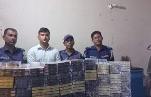 কলাপাড়ায় ৫ হাজার প্যাকেট নকল সিগারেট জব্দ, দণ্ড