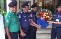 বরিশালে পুলিশের বিভিন্ন কার্যক্রম পরিদর্শনে আইজিপি