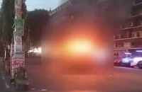 চট্টগ্রামে যাত্রীবাহী বাসে আগুন