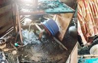 বরিশালে সাবেক ইউপি চেয়ারম্যানের বসতঘরে আগুন দিয়ে উল্লাস