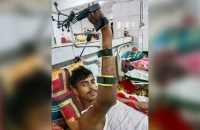 শরীরে ৪০০ স্প্লিন্টার, যন্ত্রণায় ঘুমাতে পারেন না জুলাই যোদ্ধা হাসান