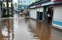 বরিশাল নগরীর কাউনিয়া সাবান ফ্যাক্টরির রাস্তার বেহাল দশা
