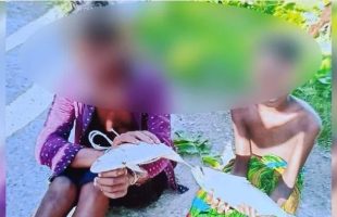 পটুয়াখালীতে মাছ চুরির অভিযোগে দুই শিশুকে হাত-পা বেঁধে নির্যাতন