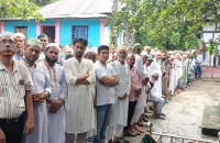 কালবেলার বরিশাল ব্যুরো প্রধান তুষারের দাফন সম্পন্ন