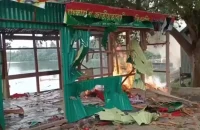 ঘাটের নিয়ন্ত্রণ নিয়ে সংঘর্ষ-গোলাগুলি, বিএনপির অফিসে আগুন