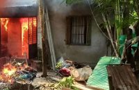 প্রতিবেশীর উঠান থেকে শিশুর মরদেহ উদ্ধার, আসামিদের বাড়িতে হামলা-আগুন