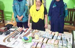 বরিশালে মাদক দম্পতির ‘সাম্রাজ্যে’ পুলিশের অভিযান