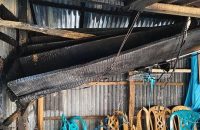 বরিশালে গভীর রাতে বিএনপির অফিসে আগুন