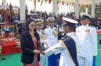 বরিশাল মেরিন একাডেমিতে শিক্ষা সমাপনী কুচকাওয়াজ অনুষ্ঠিত