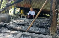 পটুয়াখালীতে জমি নিয়ে দ্বন্দ্ব, রাতের আঁধারে রাখাইন পরিবারে আগুন