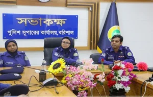 বরিশালে নবাগত পুলিশ সুপারের যোগদান