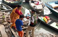 নেছারাবাদে হাসপাতালে যাওয়ার ঘাট বন্ধ করে পাবলিক টয়লেট নির্মাণ, ভোগান্তিতে রোগীরা