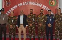 বরিশালে ভূমিকম্প-পরবর্তী পরিস্থিতি মোকাবেলায় সেনাবাহিনীর প্রশিক্ষণ কর্মশালা