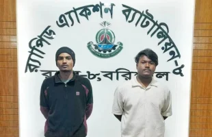 পটুয়াখালীতে কলেজছাত্র সিয়াম হত্যার মাত্র ১২ ঘণ্টার মধ্যে প্রধান ২ আসামি গ্রেফতার