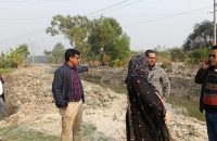 চরকাউয়ার স্বনির্ভর খাল পরিদর্শন করলেন কৃষি মন্ত্রণালয়ের যুগ্ম সচিব মাকসুদা
