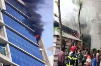 বরিশালে মডেল স্কুল অ্যান্ড কলেজ ও বহুতল ভবনে আগুন