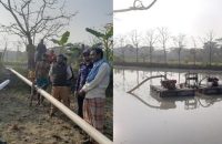 ঝালকাঠিতে অবৈধভাবে বালু-মাটি উত্তোলনের দায়ে দুই ব্যবসায়ীকে জরিমানা