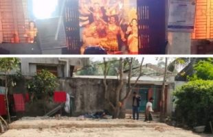 গৌরনদীতে দেড়শ’ বছরের দুর্গা মন্দির ভাঙচুরের ঘটনা ভিন্নখাতে নেয়ার ষড়যন্ত্র।
