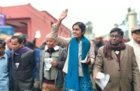 ভোট চাইতে নয়, মানুষের কথা শুনতেই পথে হাঁটেন মনীষা