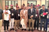 বরিশাল-৪ আসনে ধানের শীষের পক্ষে প্রকৌশলীদের গণসংযোগ