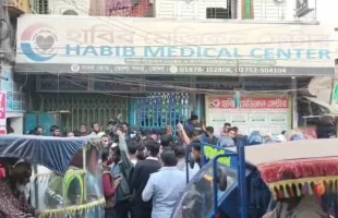 ভোলায় ভুল চিকিৎসায় প্রসূতির মৃ’ত্যু, ক্লিনিকে হা’ম’লা-ভা’ঙচু’র