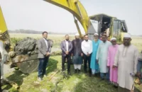আমতলীতে খাল খননের উদ্বোধন